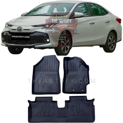 Toyota Yaris TPR Floor Mats - Model 2020-2026