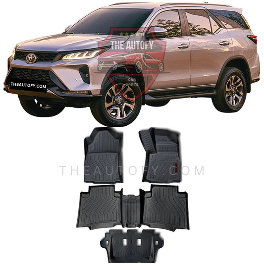 Toyota Fortuner TPR Floor Mats - Model 2015-2025