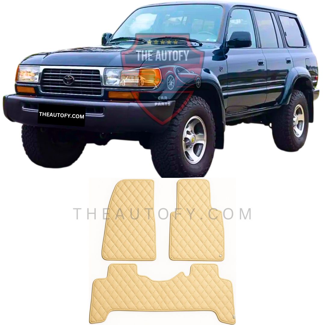 Toyota Land Cruiser FJ80 Floor Mats - Model 1990-1998