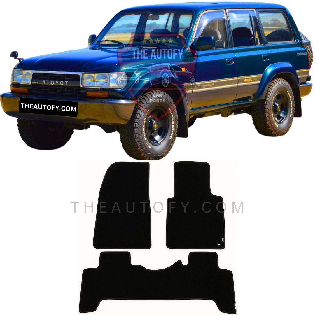 Toyota Land Cruiser FJ80 Floor Mats - Model 1990-1998