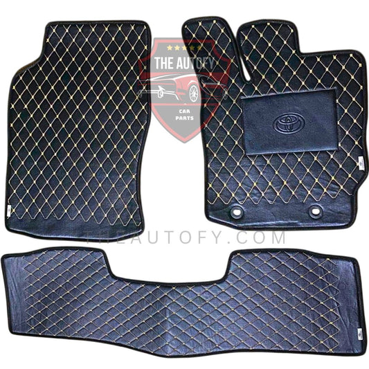Toyota Passo 7D Flat Floor Mats - Model 2004-2010