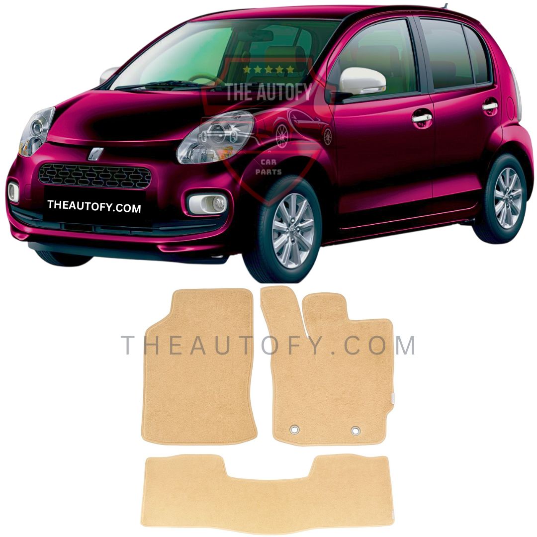 Toyota Passo Carpet Floor Mats - Model 2010-2016