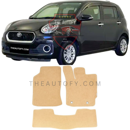 Toyota Passo Carpet Floor Mats - Model 2016-2023