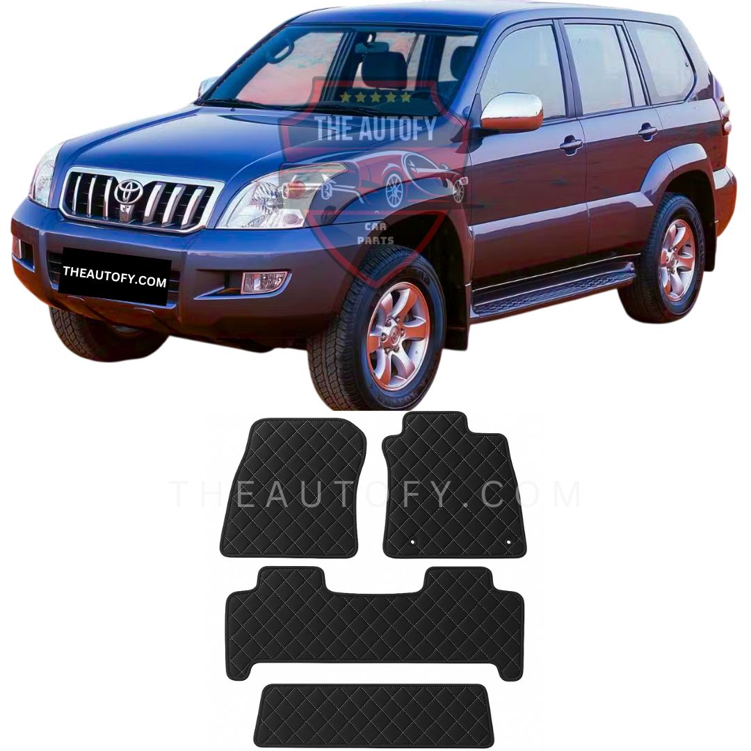 Toyota Prado FJ120 Floor Mats - Model 2002-2009