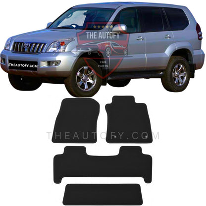 Toyota Prado FJ120 Carpet Floor Mats - Model 2002-2009