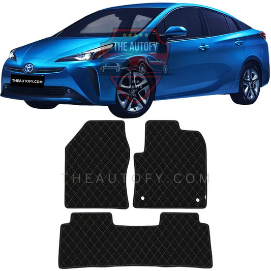 Toyota Prius 7D Flat Floor Mats - Model 2015-2023