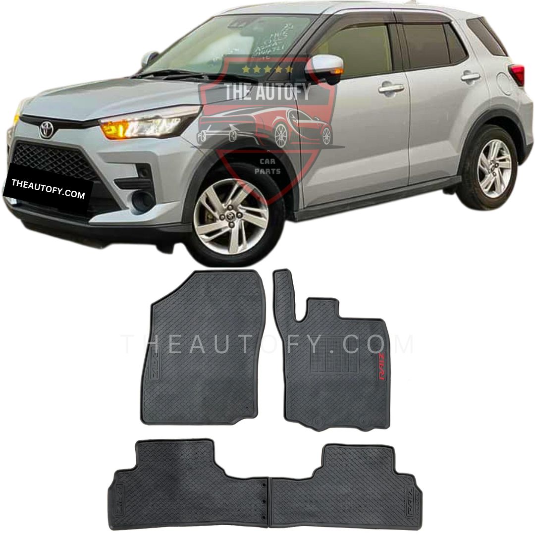 Toyota Raize Latex Rubber Floor Mats - Model 2019-2025