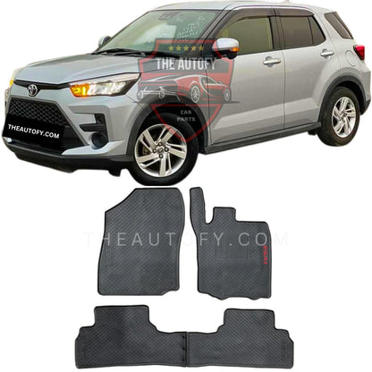 Toyota Raize Latex Rubber Floor Mats - Model 2019-2025