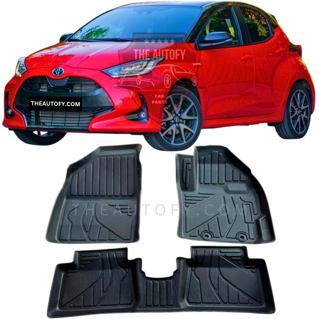 Toyota Yaris Hatchback TPR Floor Mats - Model 2020-2026