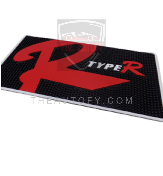 Type R Dashboard Non Slip Anti-Skid Mat - Red