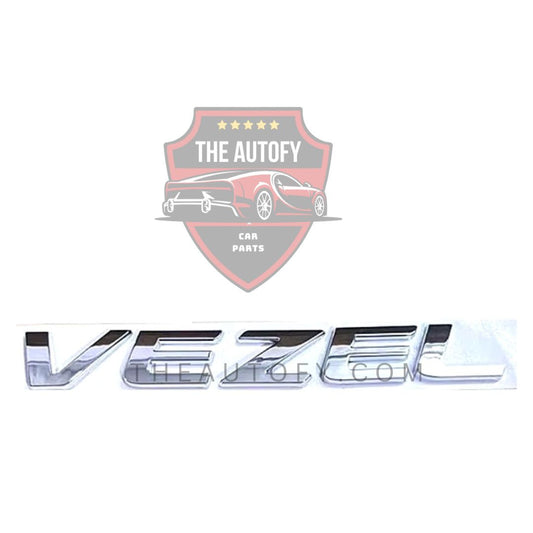 Honda Vezel Trunk Logo – Chrome & Matte Black Emblems