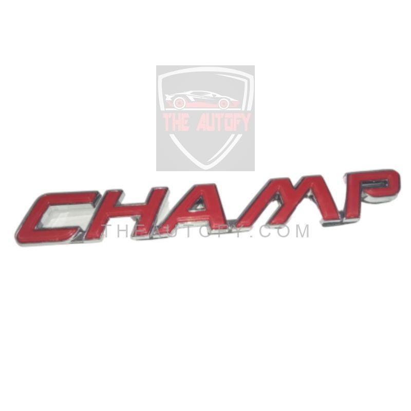 Toyota Hilux Vigo CHAMP Red Logo Monogram