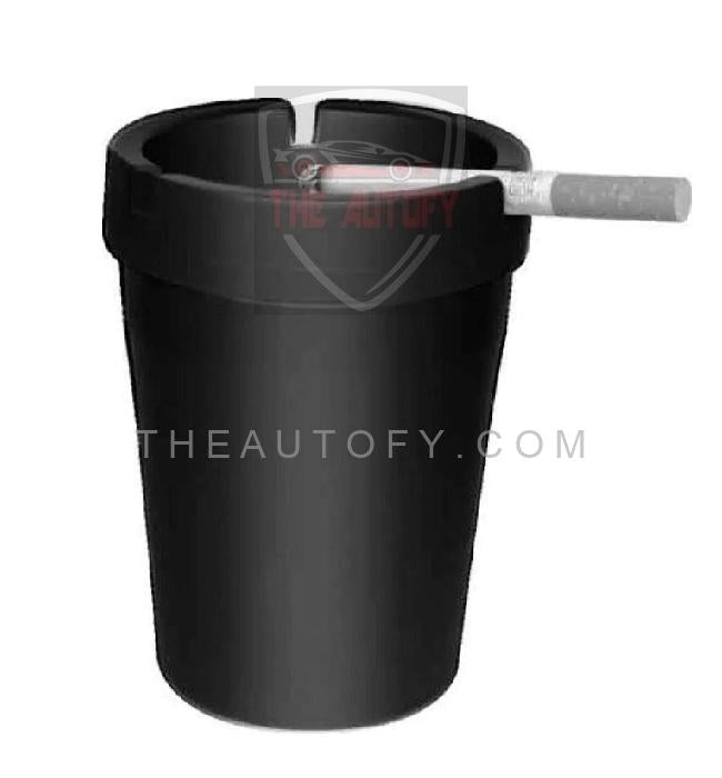 Bucket Ashtray Container For Cars - Black