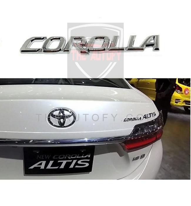 Corolla Sign Toyota Corolla Logo | Monogram | Emblem – THEAUTOFY.COM