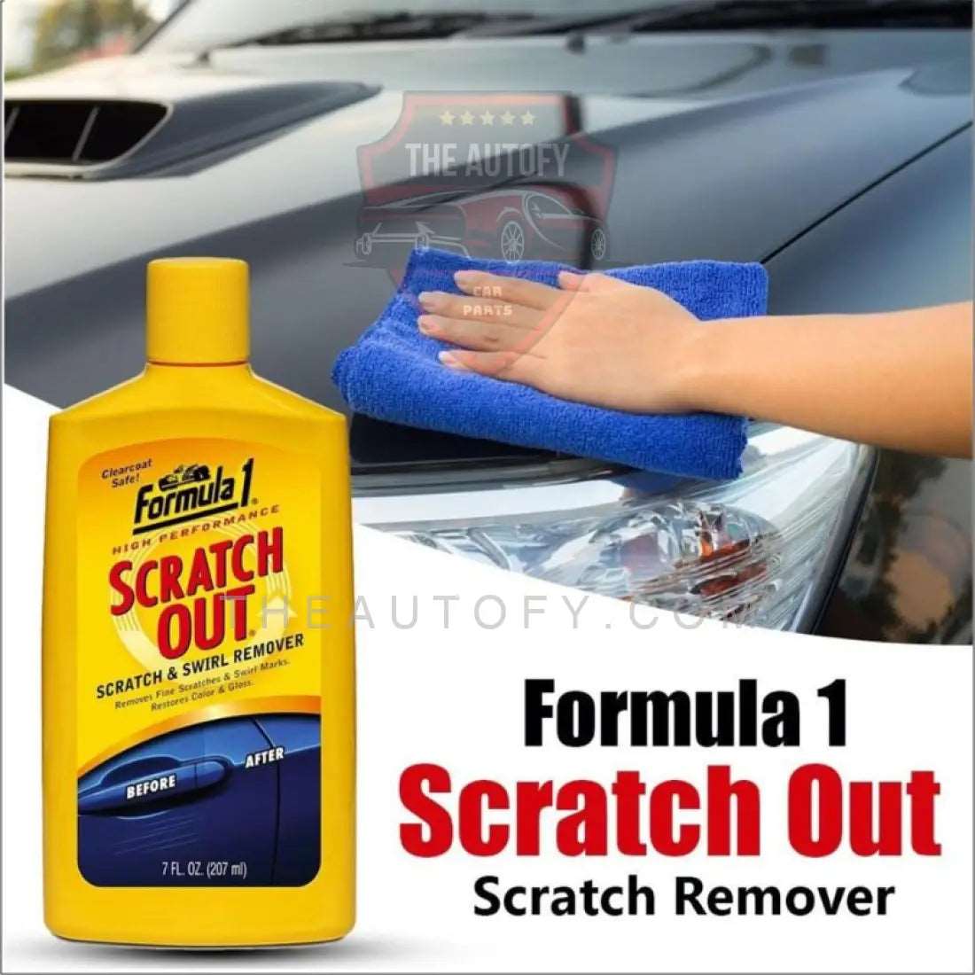Scratch Formula Formula 1 Scratch Out Liquid | Scratch Remover - 207 ML – THEAUTOFY.COM