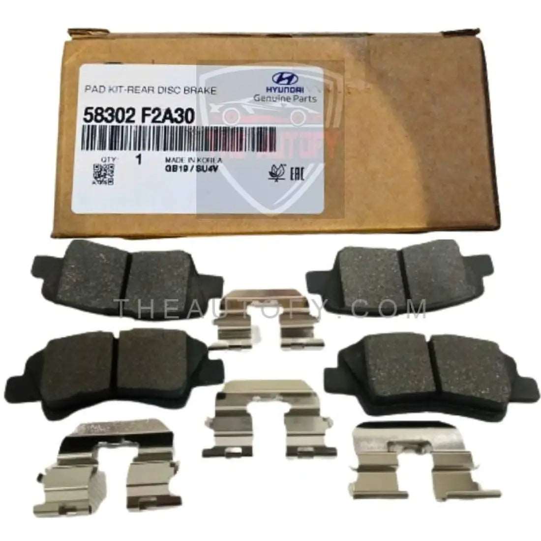 Hyundai Elantra Rear Brake Pads Set - Model 2021-2024