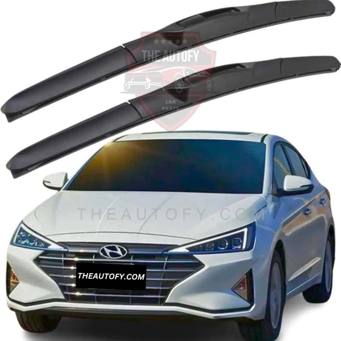 Hyundai Elantra Windshield Wiper Blades 2Pcs - Model 2021-2024