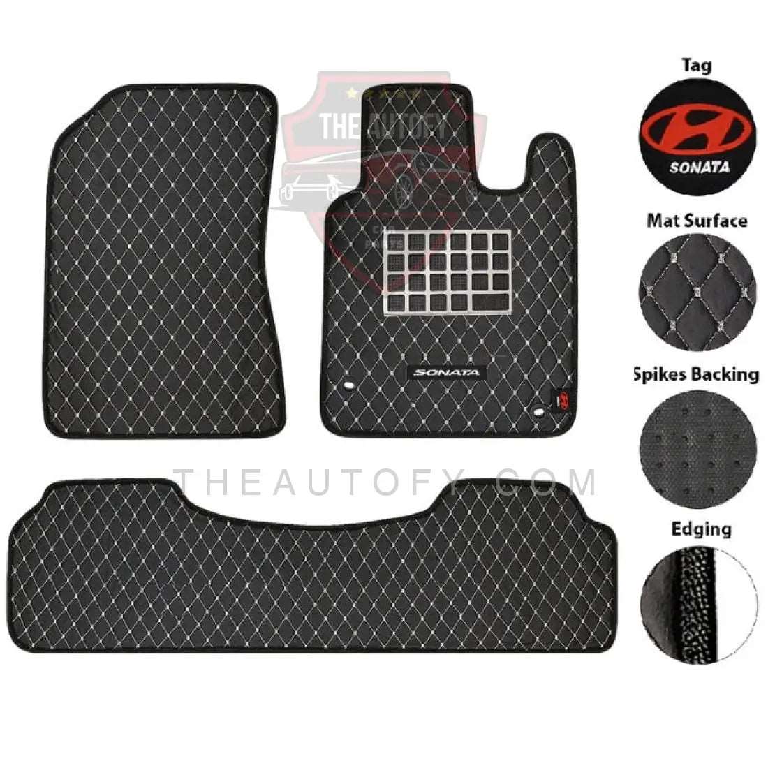 Hyundai Sonata Floor Mats - Model 2021-2024