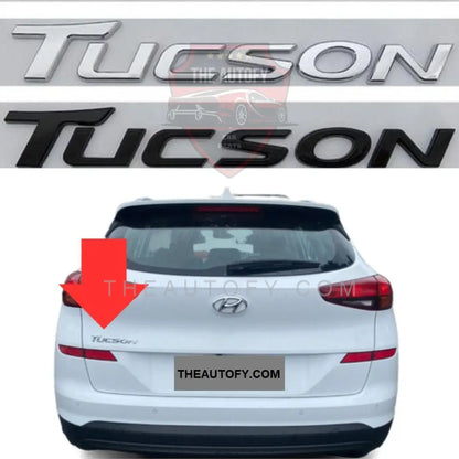 Hyundai Tucson Trunk Logo Monogram - Model 2020-2025