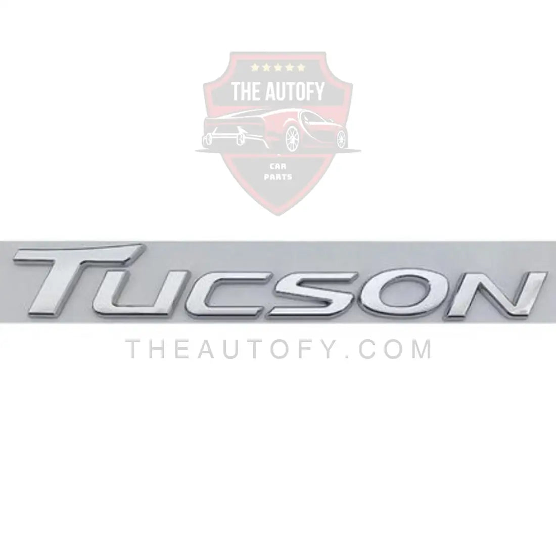 Hyundai Tucson Trunk Logo Monogram - Model 2020-2025 Silver