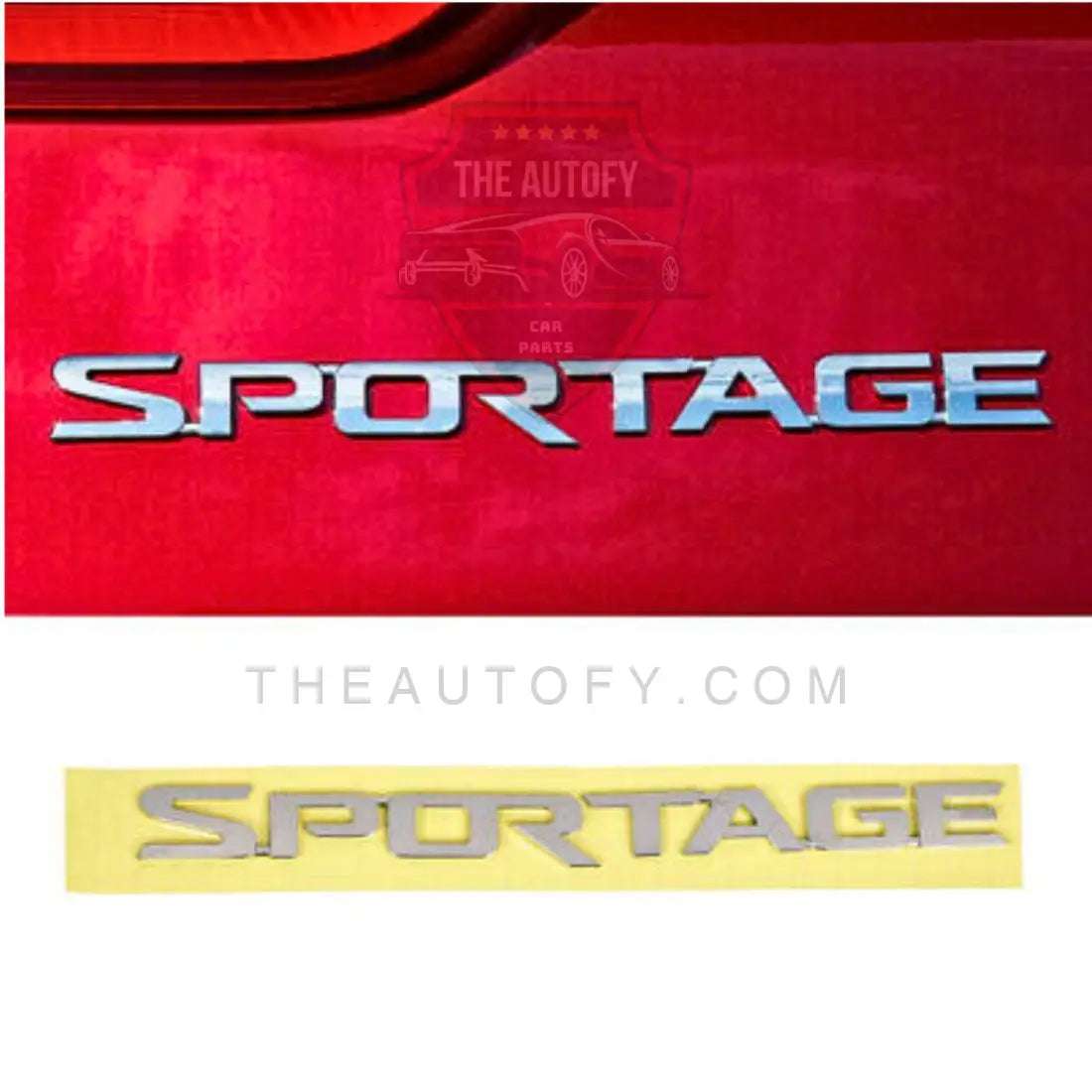 Kia Sportage Trunk Logo - Model 2019-2025 - THEAUTOFY.COM