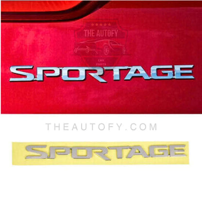 Kia Sportage Trunk Logo - Model 2019-2025 - THEAUTOFY.COM