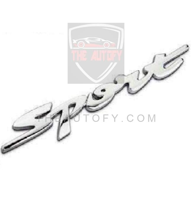 Sports Chrome Logo | Emblem | Decal | Monogram