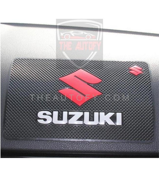 Suzuki Dashboard Non Slip Anti-Skid Mat - Red