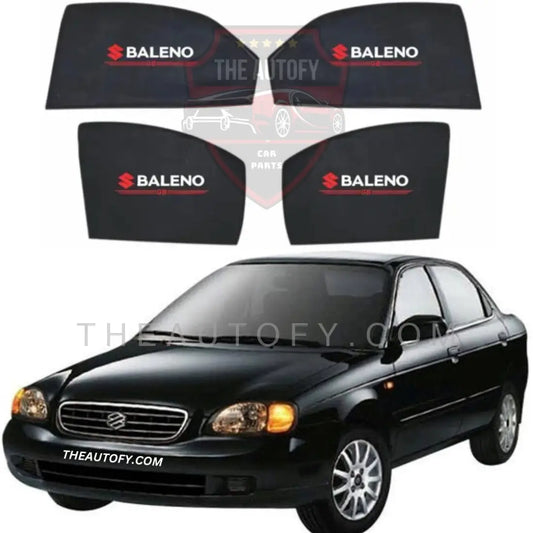 Suzuki Baleno Side Sun Shades 4Pcs - Model 1998 - 2005