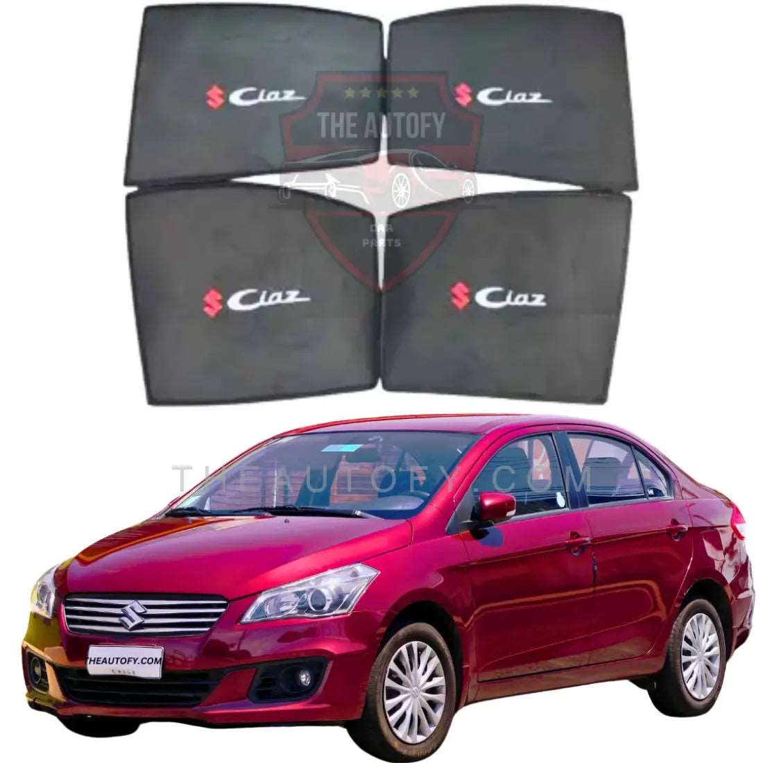 Suzuki Ciaz Side Sun Shades 4Pcs – Model 2017 - 2020