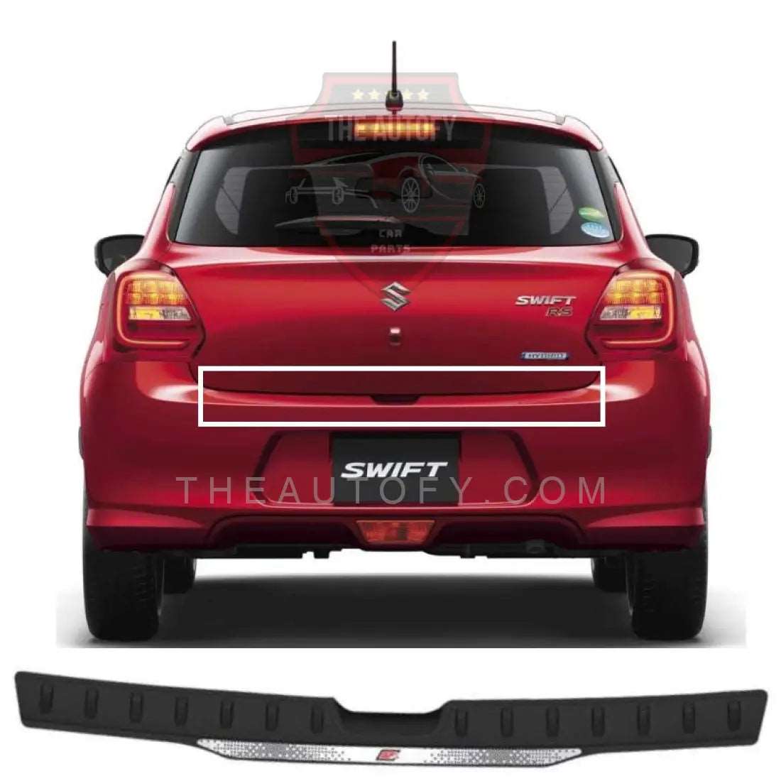 Swift Rear Guard Suzuki Swift Bumper Guard Protector - Model 2022-2026 – THEAUTOFY.COM
