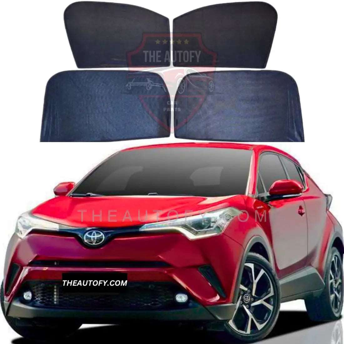 Toyota Chr Side Sun Shades 4Pcs - Model 2016-2023