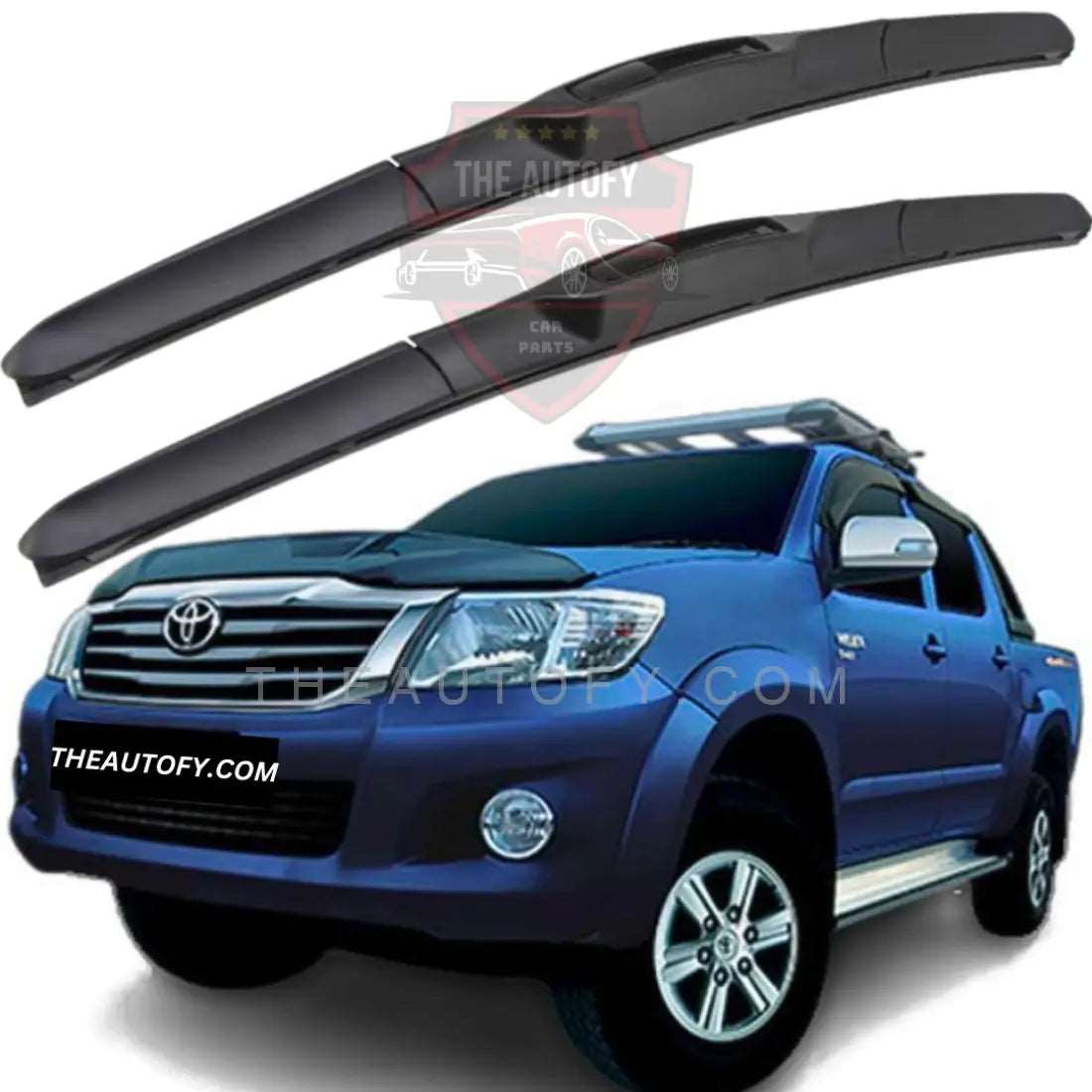 Toyota Hilux Vigo Windshield Wiper Blades 2Pcs - Model 2005-2015