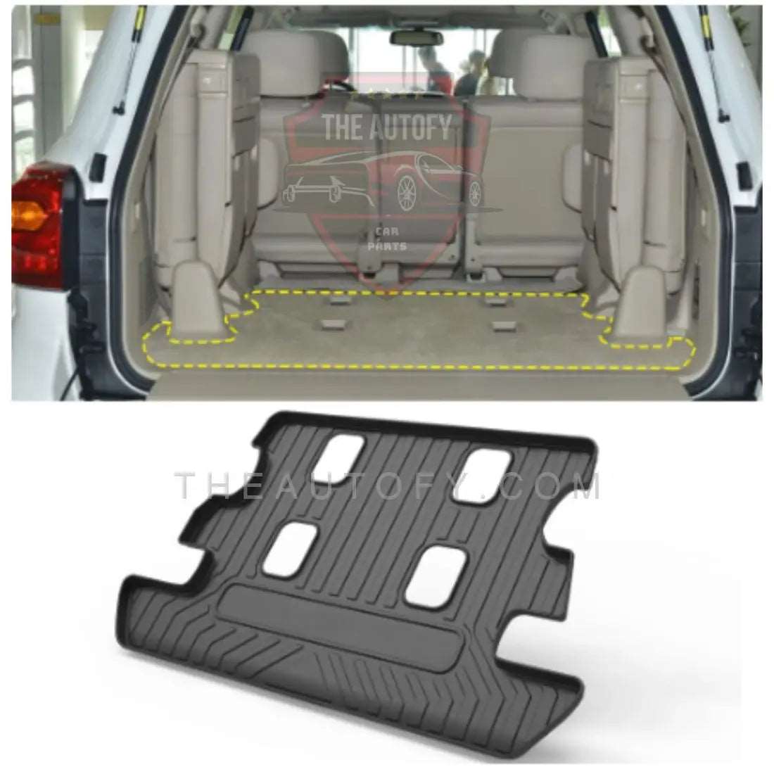 Toyota Land Cruiser Fj200 Trunk Mat - Model 2007-2015