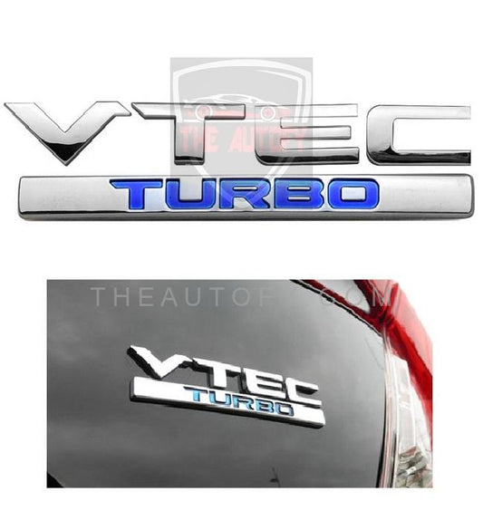Honda V-TEC Turbo Logo | Monogram | Emblem